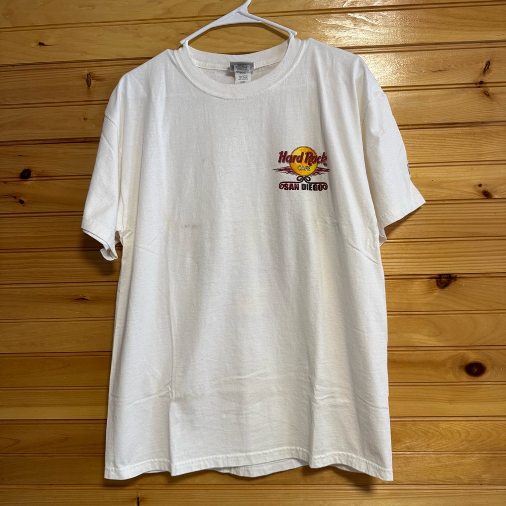Hard Rock Cafe San Diego White T-Shirt Large